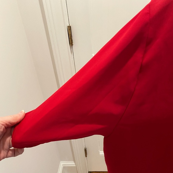 Beautiful Red Chico's Blouse - Size 3 - Picture 6 of 9